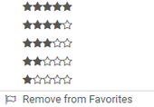 Context Menu: Priority/Favorites (Remove) Context Menu: Priority/Favorites (Remove)